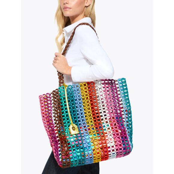 Kurt Geiger London Beaded Kensington Shopper NWT - Picture 1 of 5